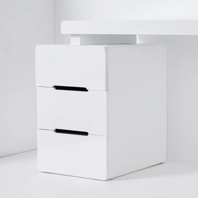 Picture of Mular – Natural Wood Desk with Multi-Drawer Storage & Movable Cabinet