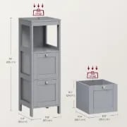 Picture of Lisa Natural wood Bathroom cabinet