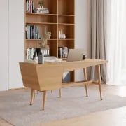Picture of Sereni – Natural Wood Desk with 2 Drawers