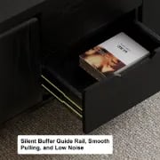 Picture of Landro  Natural Wood  Coffee Table with Drawers