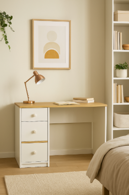 Picture of Astra - Natural Wood Study Desk