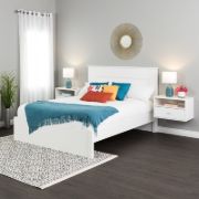 Cäcilie Drawer Nightstand in White