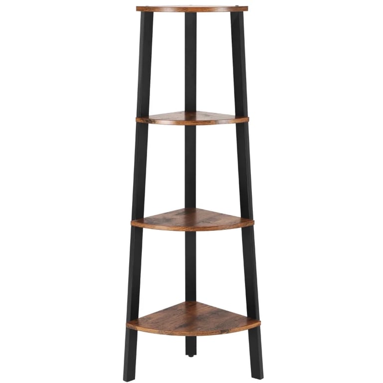 Drumm – Modern Natural Wood Corner Shelf