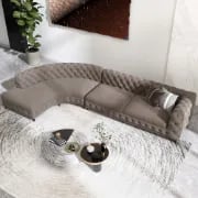 Picture of Montero Curved Sectional -Natural Wood