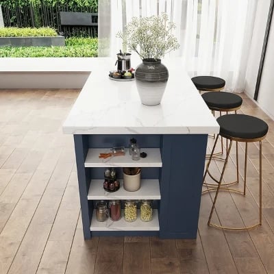 Grata Kitchen Island with Storage