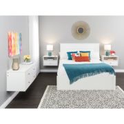 Cäcilie Drawer Nightstand in White