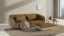 Modara – Dual-Tone Lounge Sofa with Natural Wood Base