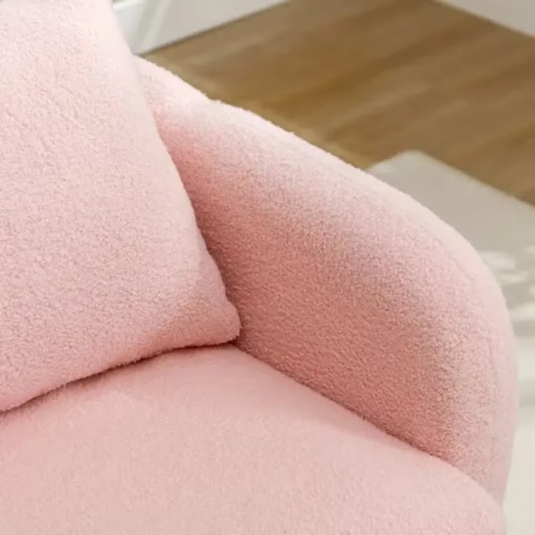 Picture of Velvera Velvet Armchair – Soft Comfort with Natural Wood Legs