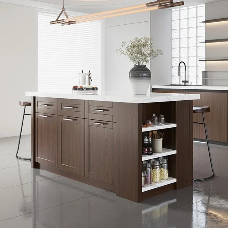 Grata Kitchen Island with Storage