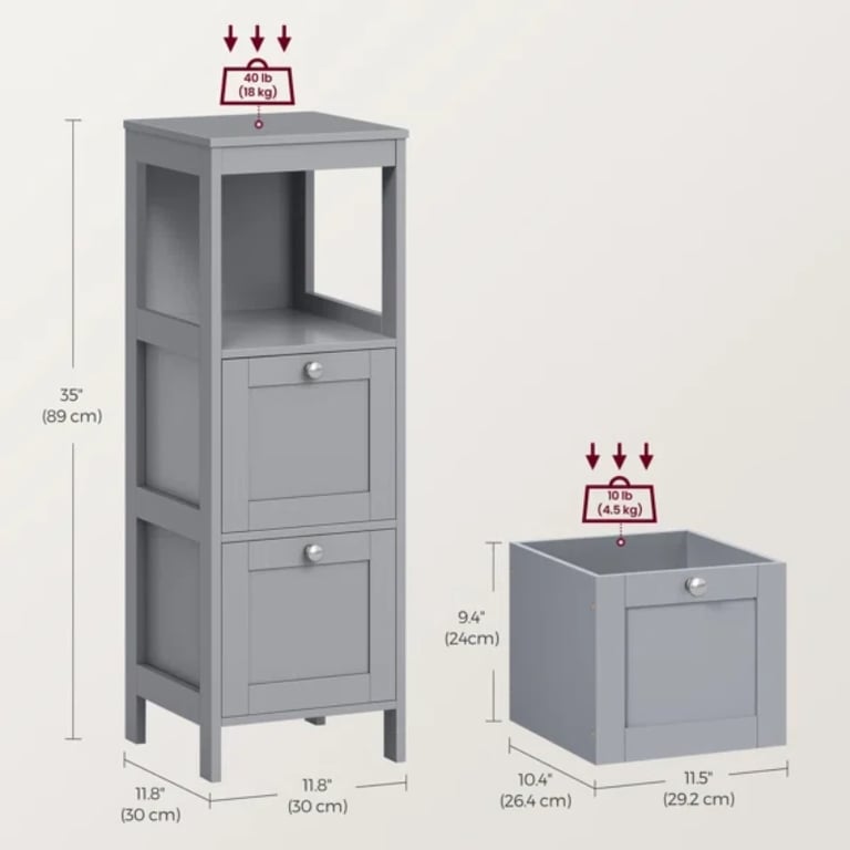 Picture of Lisa Natural wood Bathroom cabinet