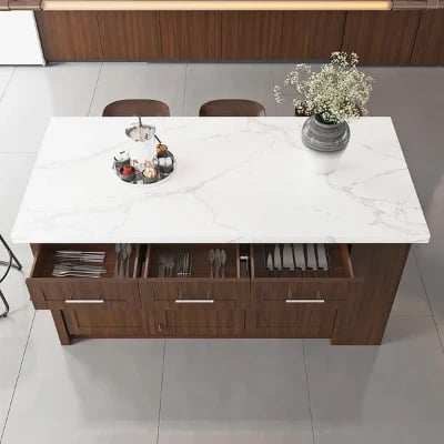 Grata Kitchen Island with Storage