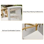 Picture of Solana Outdoor Dining Set - Natural wood