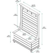 Marika Hall Tree with Bench