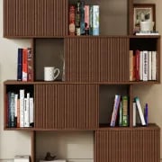 Ravine – Natural Wood Display Shelf with Modern Design