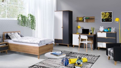 Picture of Milo – Youth Wardrobe with 2 Doors & Drawer