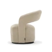 Picture of Patchie Patchwork Accent Chair – Soft Upholstery with Natural Wood Base