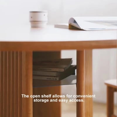 Picture of The Crescent Root Dining Table - Natural wood