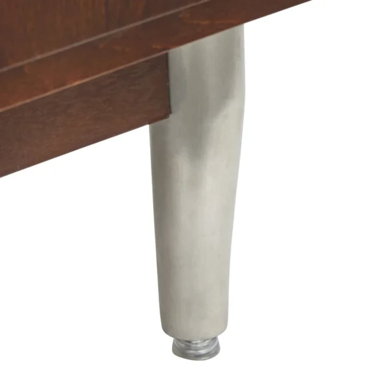 Classy Kitchen Island Table with Storage Cabinets - Natural Wood