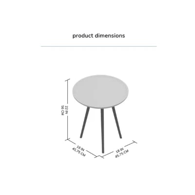 صورة طاولة جانبية حديثة خشب طبيعي - بوڤاديلا