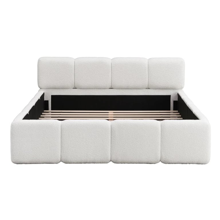 Blocca – Upholstered Bed with Low-Profile Design