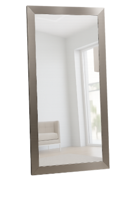 صورة ساندرا مرآة حائط بإطار خشبي من ريفيد