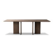 Novira Dining Table – Modern Fluted Design | Natural Wood