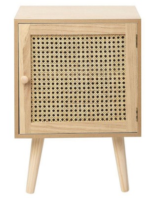 Picture of Pauline – Rattan Single-Door Bedside Table