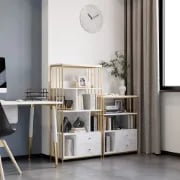 Picture of Luria's bookshelf