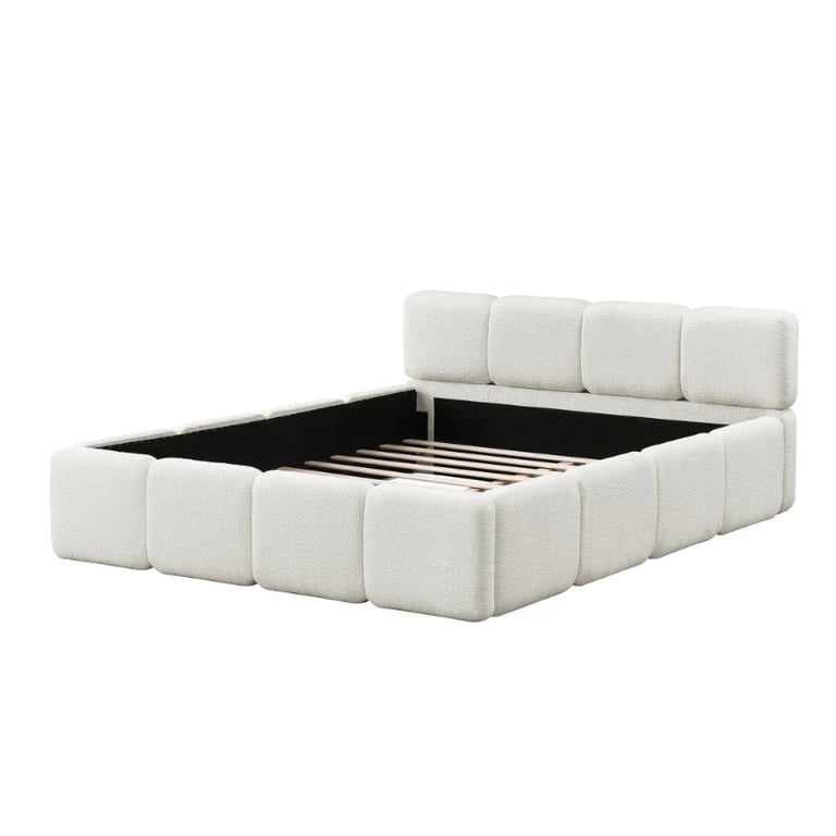 Blocca – Upholstered Bed with Low-Profile Design