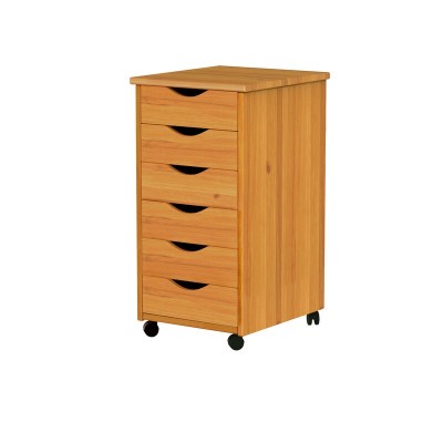 6 Drawer Rolling Storage Chest