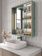 Picture of Cavea – Smart LED Bathroom Mirror Cabinet with Storage Shelves