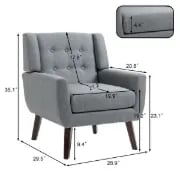 Picture of Aurore Armchair - Natural Wood.