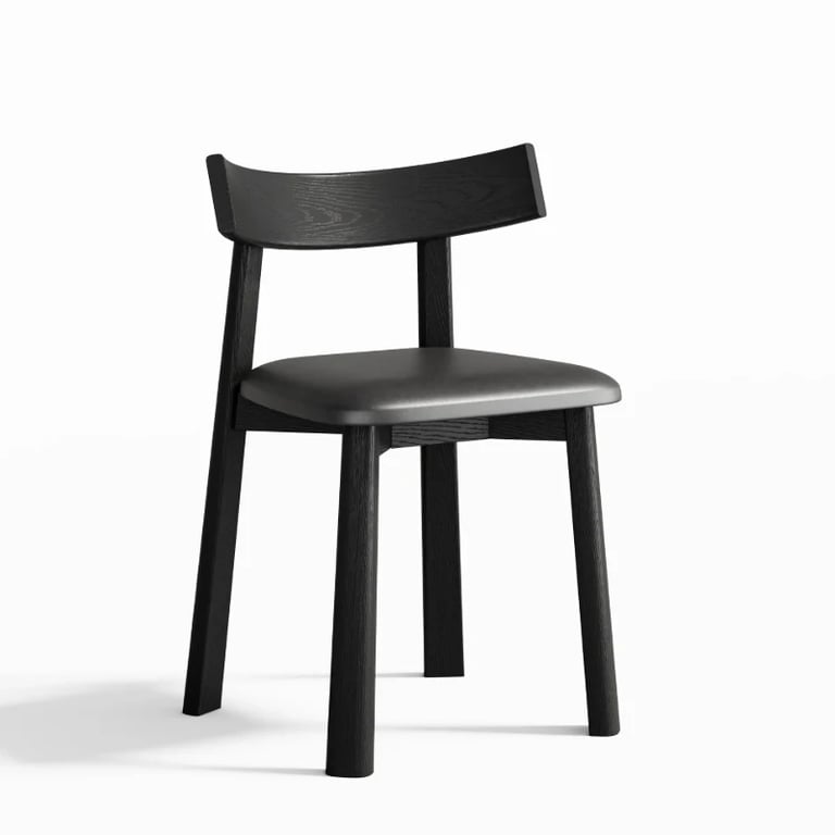 Picture of Kairo Noir Dining Chair – Painted Elegance in Natural Wood