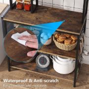 Tribesigns Baker's Rack, Kitchen Microwave Stand with Storage Shelves
