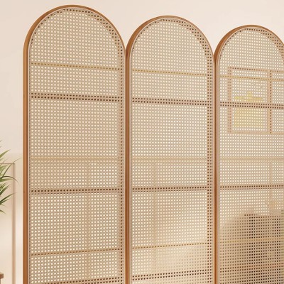 Avena Wooden Room Divider – Natural Woven Design