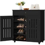 Noiren - Modern Natural Wood Shoe Cabinet