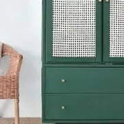 Picture of Vart Wardorbe Natural wood with Rattan