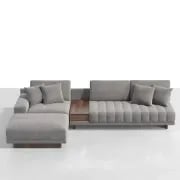 Picture of Armia L-Shaped Sectional – Natural Wood