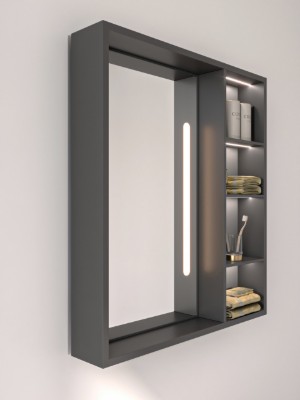 Picture of Cavea – Smart LED Bathroom Mirror Cabinet with Storage Shelves