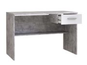 Picture of slate Modern Desk with Drawer & Lower Shelf – Natural Wood