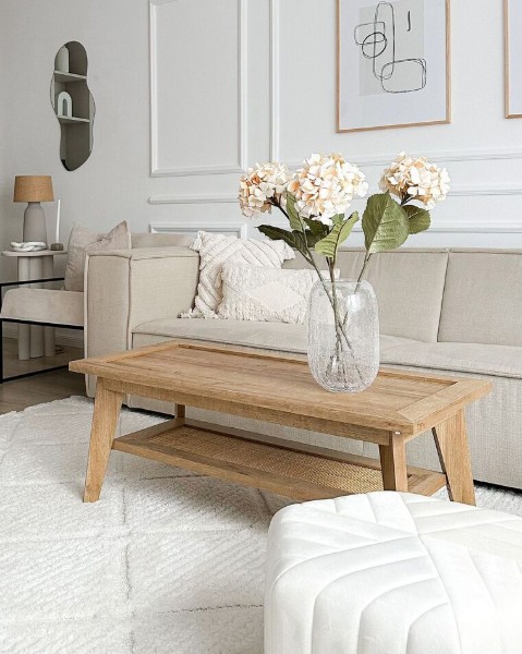 Picture of Tavira Rustic Coffee Table – Natural Wood with Timeless Charm
