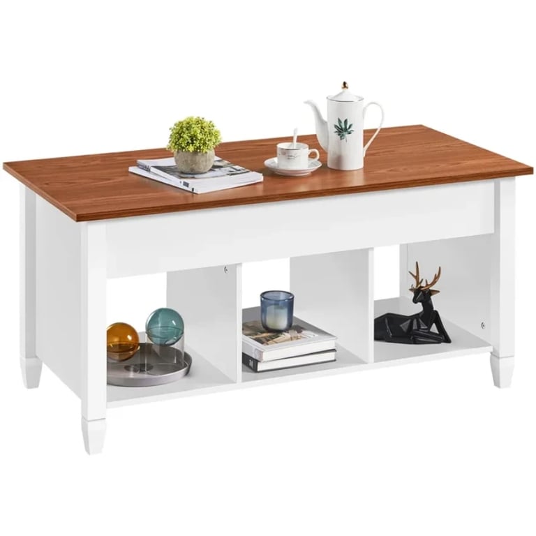 Lemmons Lift Top 4 Legs Coffee Table with Storage