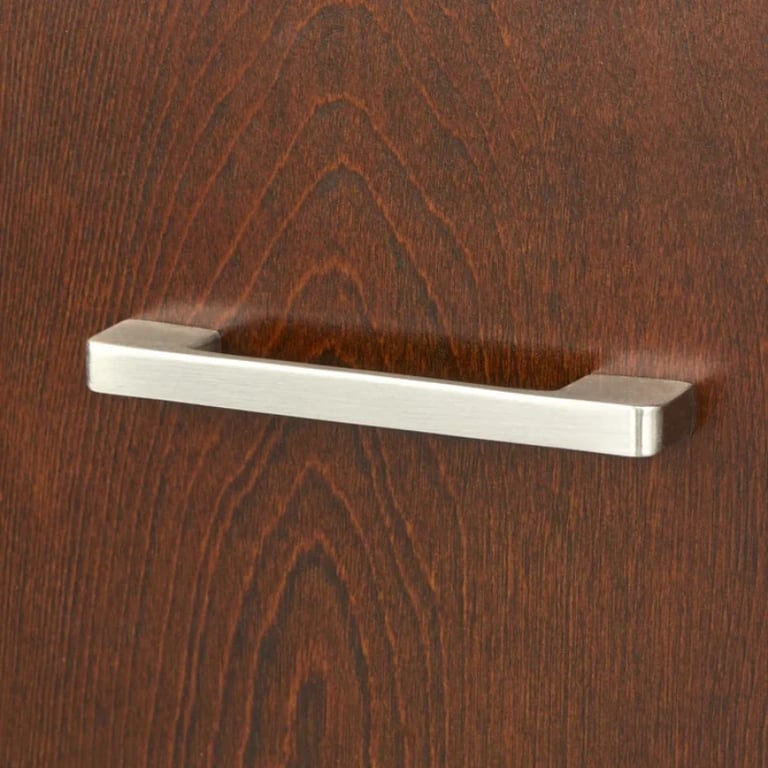 Classy Kitchen Island Table with Storage Cabinets - Natural Wood