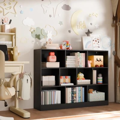 Brezly – Natural Wood Storage & Display Unit