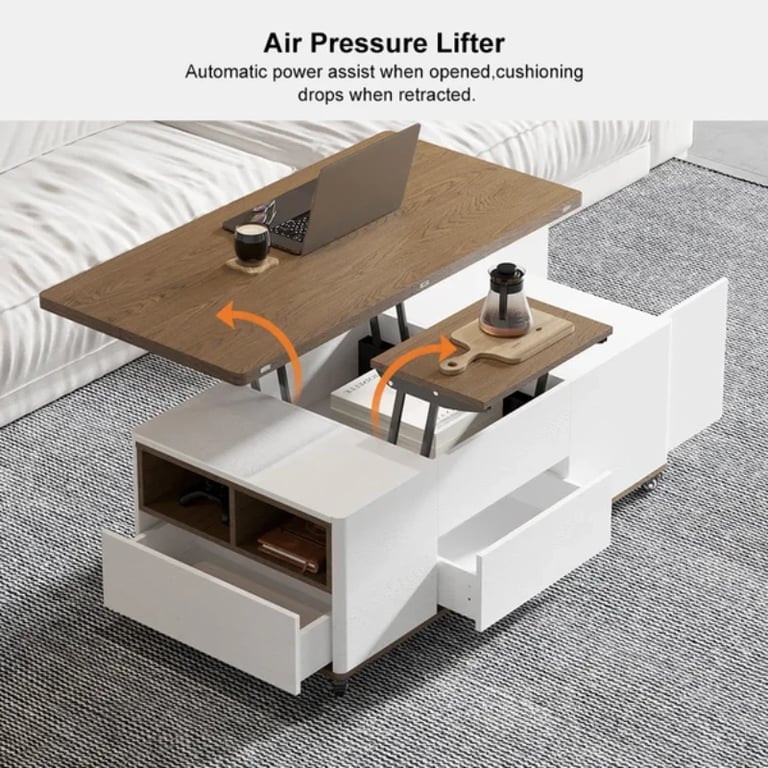 صورة ڤيلمار طاولة قهوة من الخشب الطبيعي  - متعددة الاستخدام