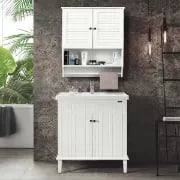 Picture of Jevara Natural wood Bathroom Cabinet