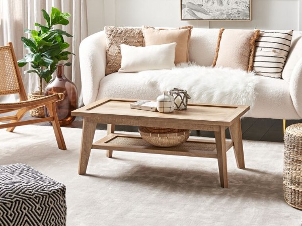 Picture of Tavira Rustic Coffee Table – Natural Wood with Timeless Charm