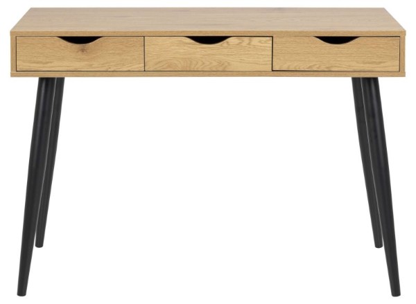 صورة أسترو – بثلاثة أدراج تصميم مودرن مكتب خشب طبيعي