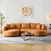 Picture of Mercato L-Shaped Sectional – Natural Wood