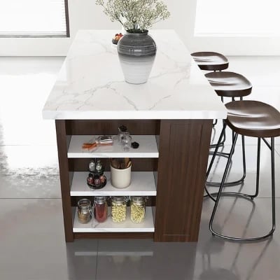Grata Kitchen Island with Storage